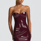 Amala Midi Dress - Cherry Lacquer