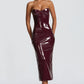 Amala Midi Dress - Cherry Lacquer