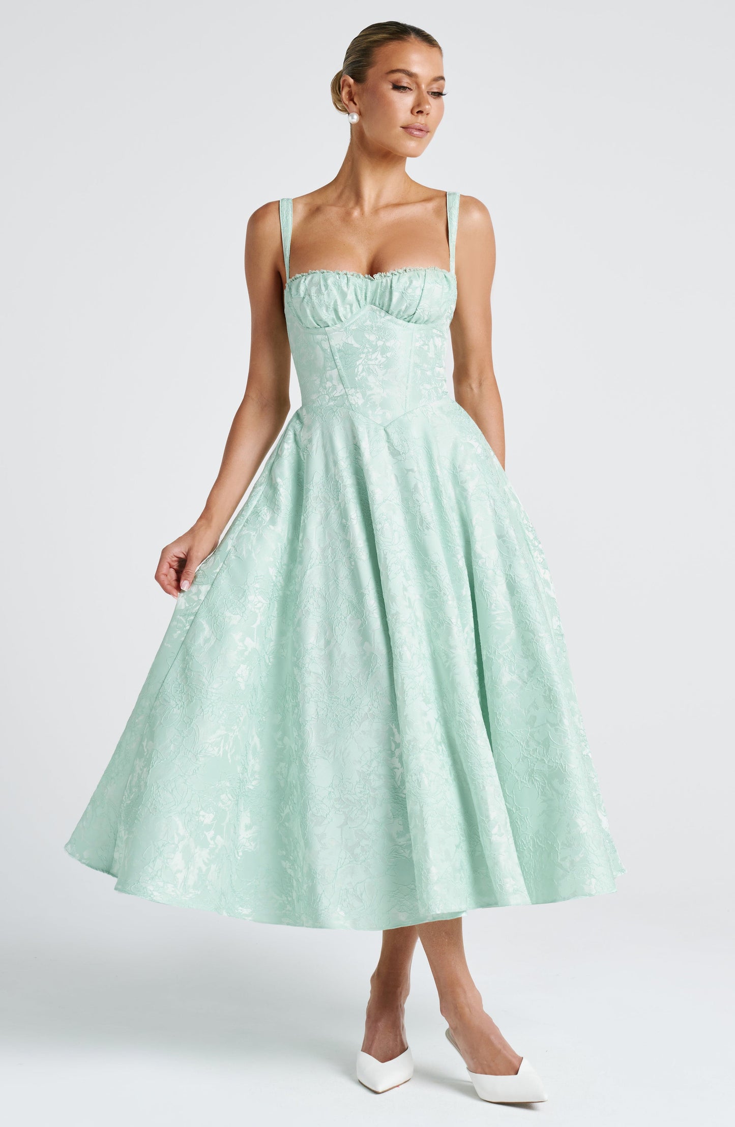 Amity Midi Dress - Mint