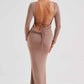 Anastassia Maxi Dress - Chocolate