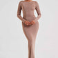 Anastassia Maxi Dress - Chocolate