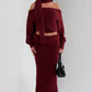 Andie Maxi Skirt - Burgundy