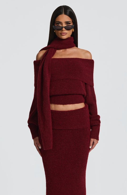 Andie Top - Burgundy