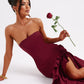 Angelina Maxi Dress - Burgundy
