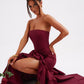 Angelina Maxi Dress - Burgundy