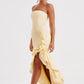 Angelina Maxi Dress - Lemon