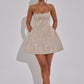 Angelique Mini Dress - Champagne