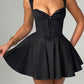 Antonella Mini Dress - Black