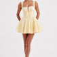 Antonella Mini Dress - Lemon