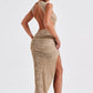 Aphrodite Midi Dress - Beige