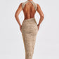 Aphrodite Midi Dress - Beige