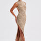 Aphrodite Midi Dress - Beige