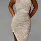 Aphrodite Midi Dress - Beige