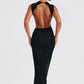Aphrodite Midi Dress - Black