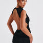 Aphrodite Midi Dress - Black