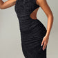 Aphrodite Midi Dress - Black