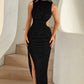 Aphrodite Midi Dress - Black