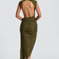 Aphrodite Midi Dress - Khaki