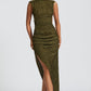 Aphrodite Midi Dress - Khaki
