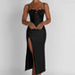 Ardelle Midi Dress - Black