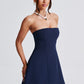 Asha Mini Dress - Navy