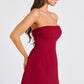 Asha Mini Dress - Wine