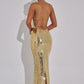 Atari Maxi Dress - Gold