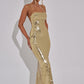 Atari Maxi Dress - Gold