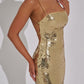 Atari Maxi Dress - Gold