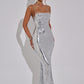Atari Maxi Dress - Silver