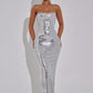Atari Maxi Dress - Silver