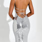 Atari Maxi Dress - Silver