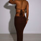 Aubery Maxi Skirt - Chocolate