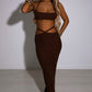 Aubery Maxi Skirt - Chocolate