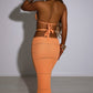 Aubery Maxi Skirt - Orange
