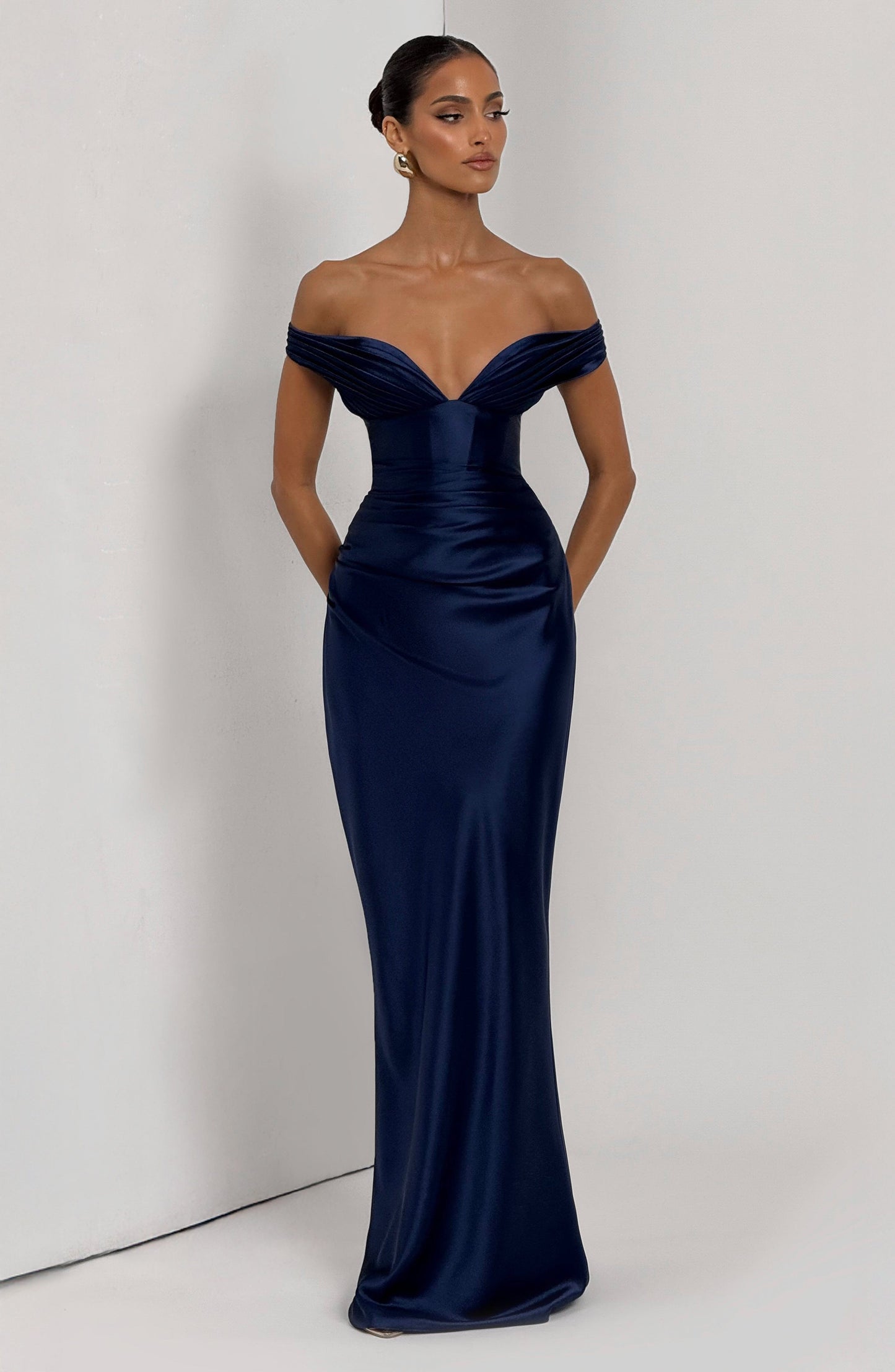 Aurelia Maxi Dress - Navy