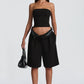 Ausra Bermuda Shorts - Black