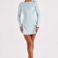 Bambi Mini Dress - Turquoise