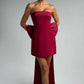 Barbara Mini Dress - Wine