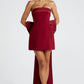 Barbara Mini Dress - Wine