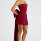 Barbara Mini Dress - Wine