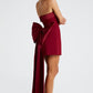 Barbara Mini Dress - Wine