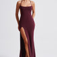 Beatrix Maxi Dress - Cherry Lacquer