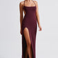 Beatrix Maxi Dress - Cherry Lacquer