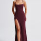 Beatrix Maxi Dress - Cherry Lacquer
