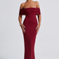 Belinda Maxi Dress - Burgundy