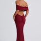 Belinda Maxi Dress - Burgundy