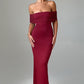 Belinda Maxi Dress - Burgundy