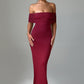 Belinda Maxi Dress - Burgundy