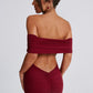 Belinda Maxi Dress - Burgundy